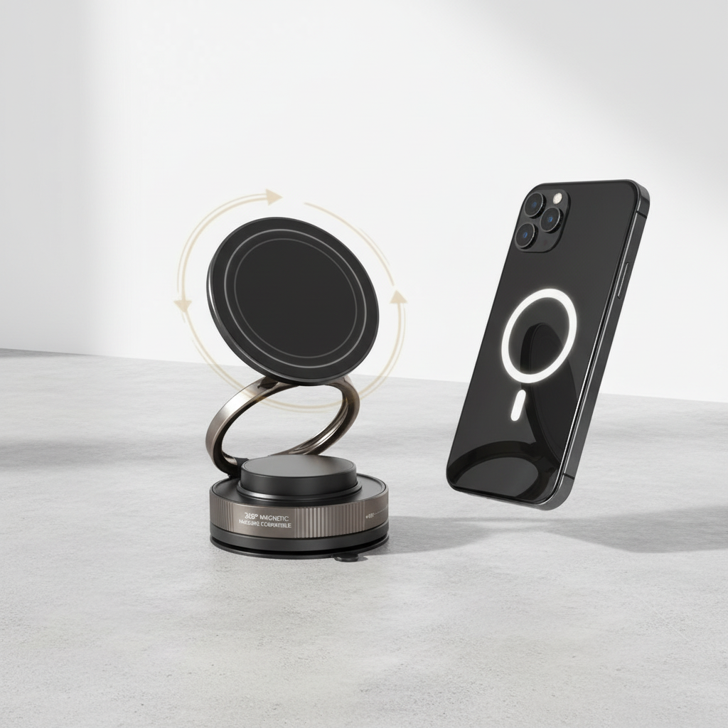 360° Magnetic Phone Holder - Nordic Style Cover