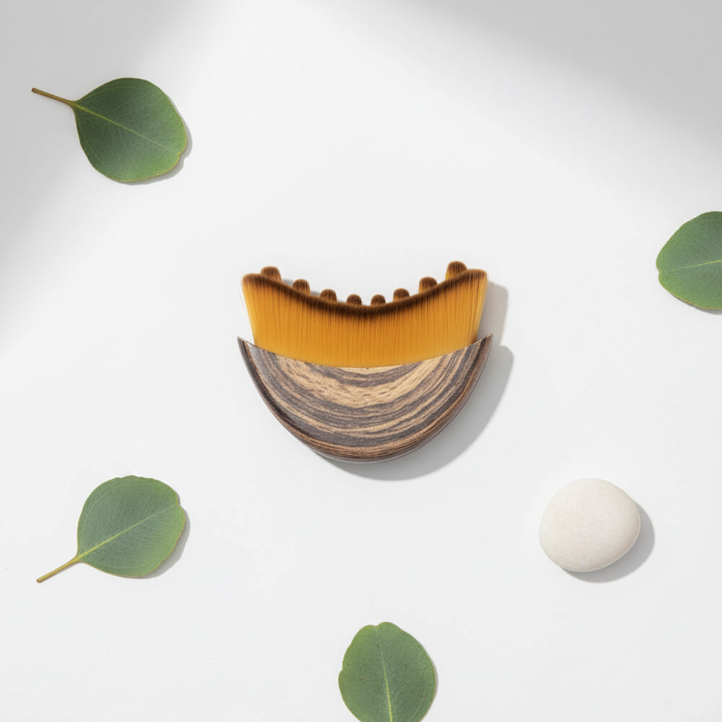 Flat lay con eucalipto