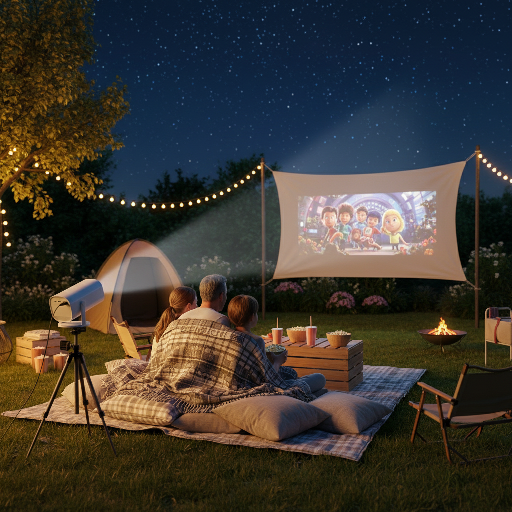 Grupo en camping - Exterior